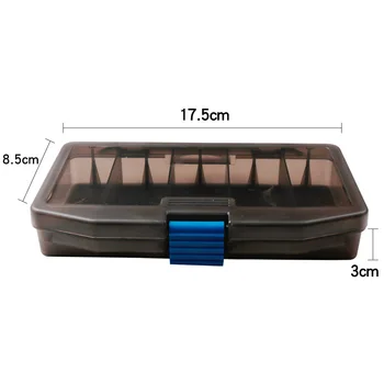 Transparent Plastic Fishing Lure Box Pocket Portable Storage Box Spinner Bait Minnow Popper Case Hooks Tackle Tool
Transparent Plastic Fishing Lure Box Pocket Portable Storage Box Spinner Bait Minnow Popper Case Hooks Tackle Tool