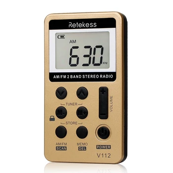 Retekess V112 AM/FM Stereo Radio Portable Digital Tuning Radio Mini Receiver Outdoor 1.5 Inch Sn Radio
Retekess V112 AM/FM Stereo Radio Portable Digital Tuning Radio Mini Receiver Outdoor 1.5 Inch Sn Radio