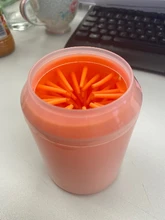 ZhangJi-taza de silicona portátil para limpieza de patas de perro, peine de masaje, Cubo de limpieza para pies, toalla para mascotas