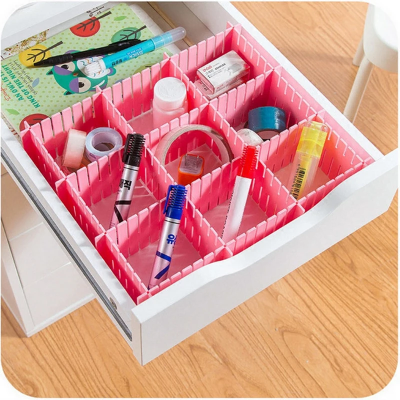 4PCS DIY Separate Plastic Board Drawer Interior Adjustable Sundries Storage Partition Household Block Divider Drawer Organizer
4PCS DIY Separate Plastic Board Drawer Interior Adjustable Sundries Storage Partition Household Block Divider Drawer Organizer