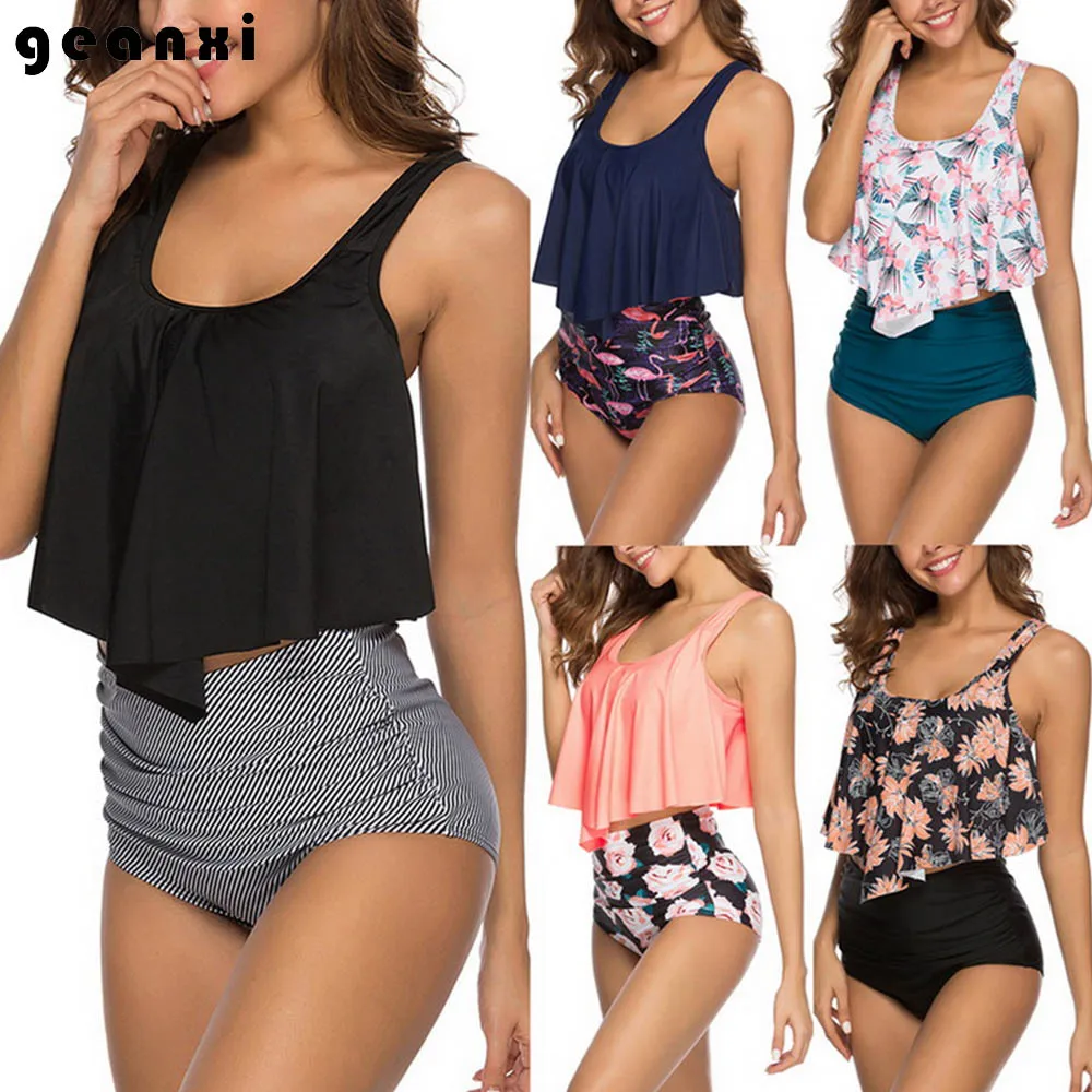 Hot New Sexy Women Bikini Set Mujer Ruffle Floral Printed Swimsuit Push Up High Waist Bikinis Biquinis Brazilian Swimwear Summer
Hot New Sexy Women Bikini Set Mujer Ruffle Floral Printed Swimsuit Push Up High Waist Bikinis Biquinis Brazilian Swimwear Summer