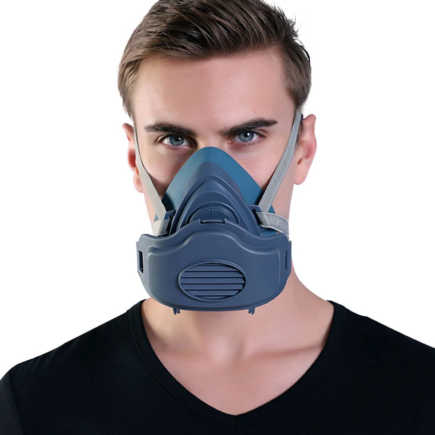 Silicone / Rubber Respirator Mask Half Face Reusable Professional Breathing Protection Mask Against Dust, Pollen, Pesticides
Silicone / Rubber Respirator Mask Half Face Reusable Professional Breathing Protection Mask Against Dust, Pollen, Pesticides
