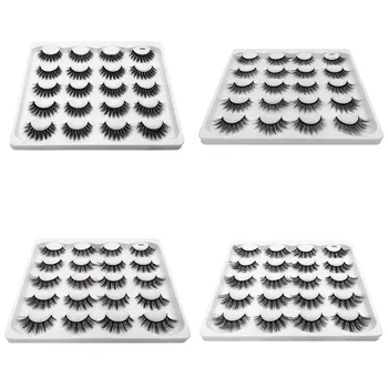 10 Pairs Of Thick Natural Long False Eyelashes 3D Imitation Mink Hair Eyelashes Natural Thick Curling False Eyelashes
10 Pairs Of Thick Natural Long False Eyelashes 3D Imitation Mink Hair Eyelashes Natural Thick Curling False Eyelashes