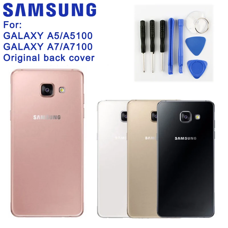 SAMSUNG оригинальная задняя крышка батарейного отсека заднего стекла чехол для Samsung
