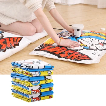 Cartoon Vacuum Bags For Clothes Packing Home Organizer Travel Storage Compression Bag With Valve Clothing Pump Zip Dorm Holder
Cartoon Vacuum Bags For Clothes Packing Home Organizer Travel Storage Compression Bag With Valve Clothing Pump Zip Dorm Holder