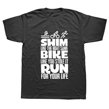 Triathlon Swim Bike Run Triathlete Funny T Shirts Men Summer Cotton Harajuku Short Sleeve O Neck Streetwear Black T-shirt
Triathlon Swim Bike Run Triathlete Funny T Shirts Men Summer Cotton Harajuku Short Sleeve O Neck Streetwear Black T-shirt