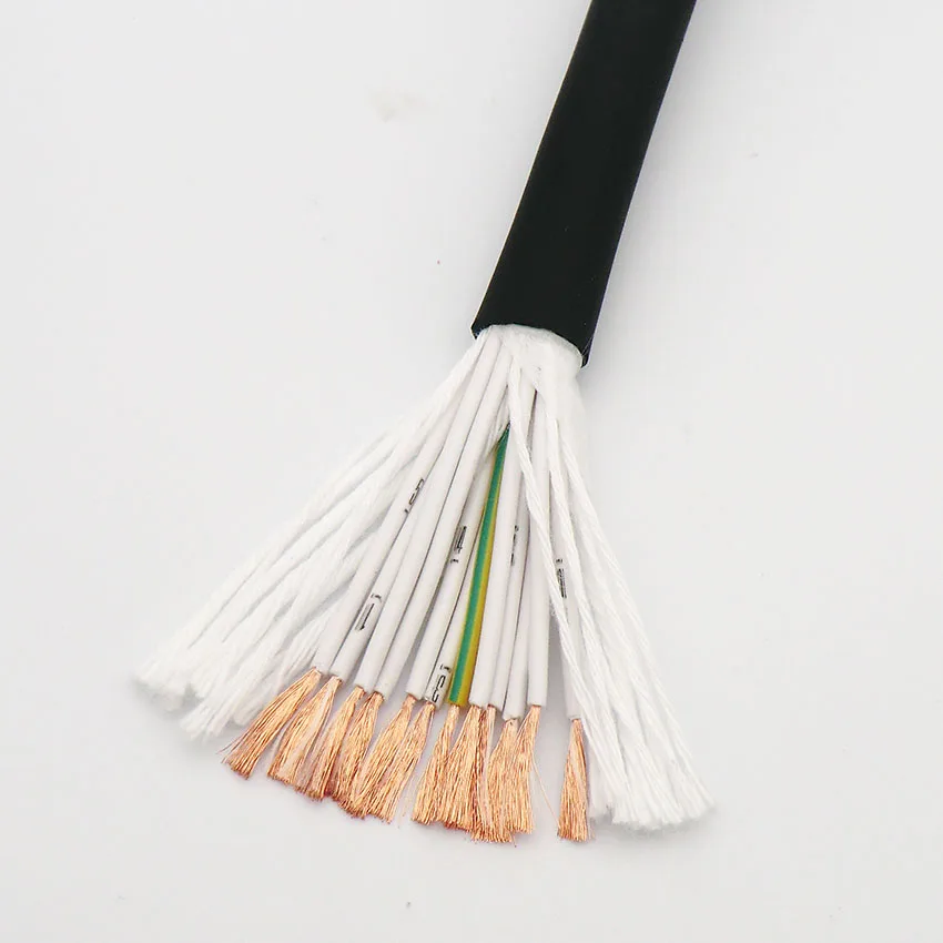 Towline Wire 12 core 0.2,0.3,0.5,0.75 mm² with Ultra High Flexibility,Strong Wear Resistance TRVV Drag Chain Cable 5m
Towline Wire 12 core 0.2,0.3,0.5,0.75 mm² with Ultra High Flexibility,Strong Wear Resistance TRVV Drag Chain Cable 5m
