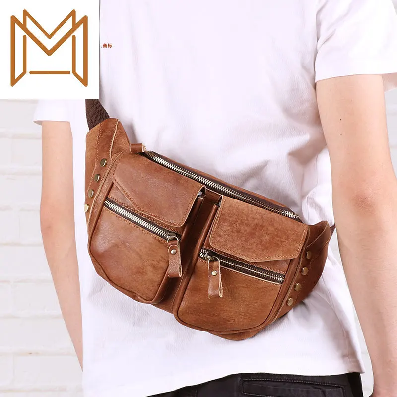 Chest Package Genuine Leather Man Chest Package Outdoors More Function Messenger Single Shoulder Package Male Package
Chest Package Genuine Leather Man Chest Package Outdoors More Function Messenger Single Shoulder Package Male Package