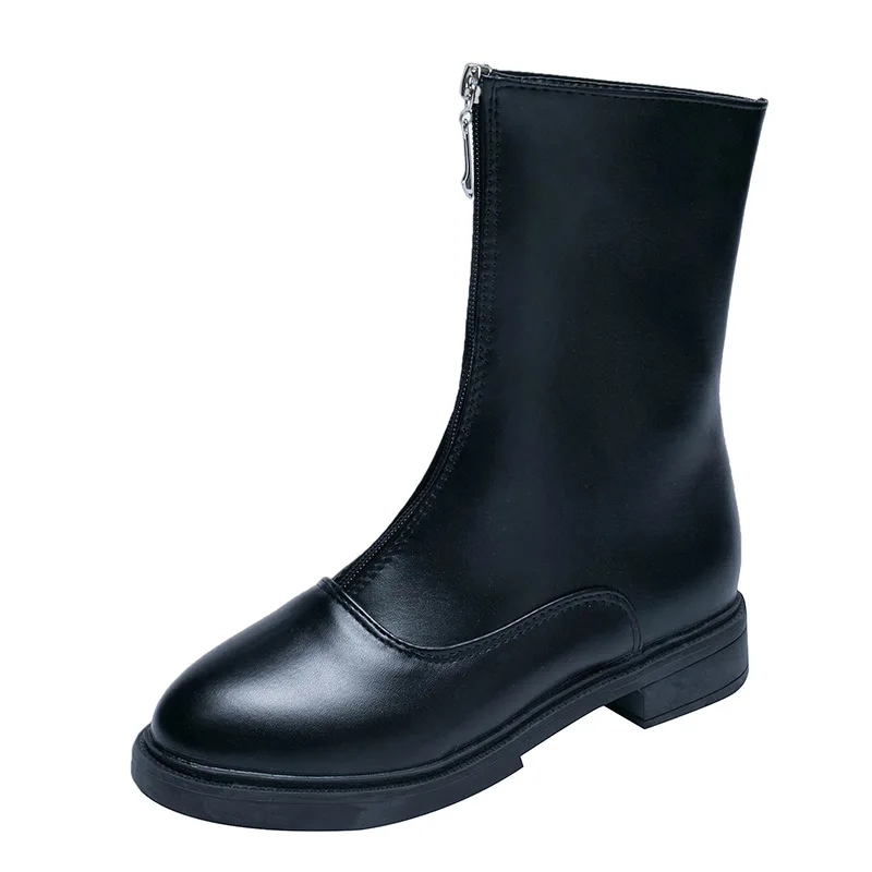 2019 Spring Short Boots Retro Ankle Boots Sandal Boots Women's Low Heel round Flat Boots Classic Breathable Women's Martin Boots
2019 Spring Short Boots Retro Ankle Boots Sandal Boots Women's Low Heel round Flat Boots Classic Breathable Women's Martin Boots