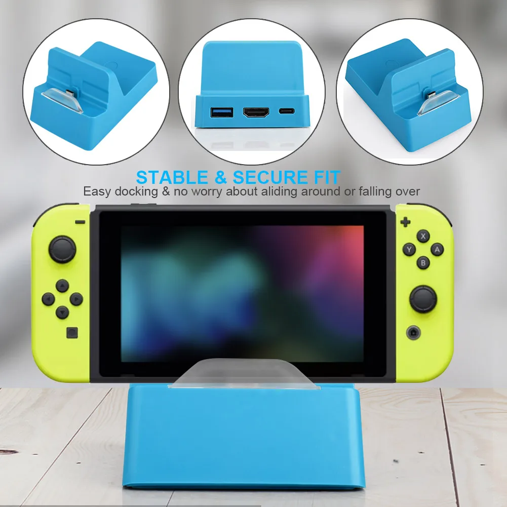 HDTV PD Charging Dock Station Adjustable Portable Charger Bracket 4K HDTV Video Conversion Charging Base for Nintend Switch
HDTV PD Charging Dock Station Adjustable Portable Charger Bracket 4K HDTV Video Conversion Charging Base for Nintend Switch