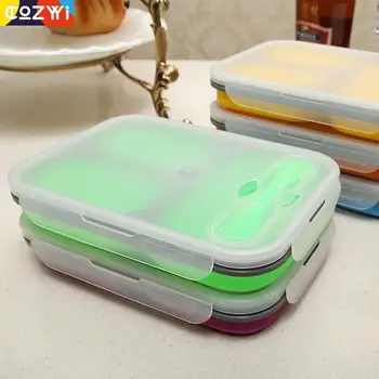 600+250+250ml Outdoor Lunch Box Folding Bento Box Collapsible Portable Tableware Food Storage Container
600+250+250ml Outdoor Lunch Box Folding Bento Box Collapsible Portable Tableware Food Storage Container