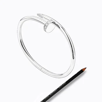 Drop Shipping Brand Titanium Steel Carter Jewelry Femme Nail Bangles Bracelets Women Men Bracelets Luxury Bracelet Jewelry Gifts
Drop Shipping Brand Titanium Steel Carter Jewelry Femme Nail Bangles Bracelets Women Men Bracelets Luxury Bracelet Jewelry Gifts