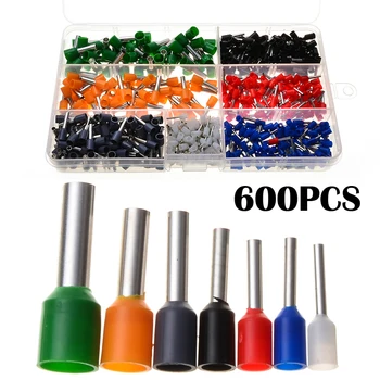 600pcs/Set Insulated Cord Pin End Terminals Bootlace Cooper Ferrules 22-10AWG Terminator Kit Cable Wire Copper Crimp Connectors
600pcs/Set Insulated Cord Pin End Terminals Bootlace Cooper Ferrules 22-10AWG Terminator Kit Cable Wire Copper Crimp Connectors