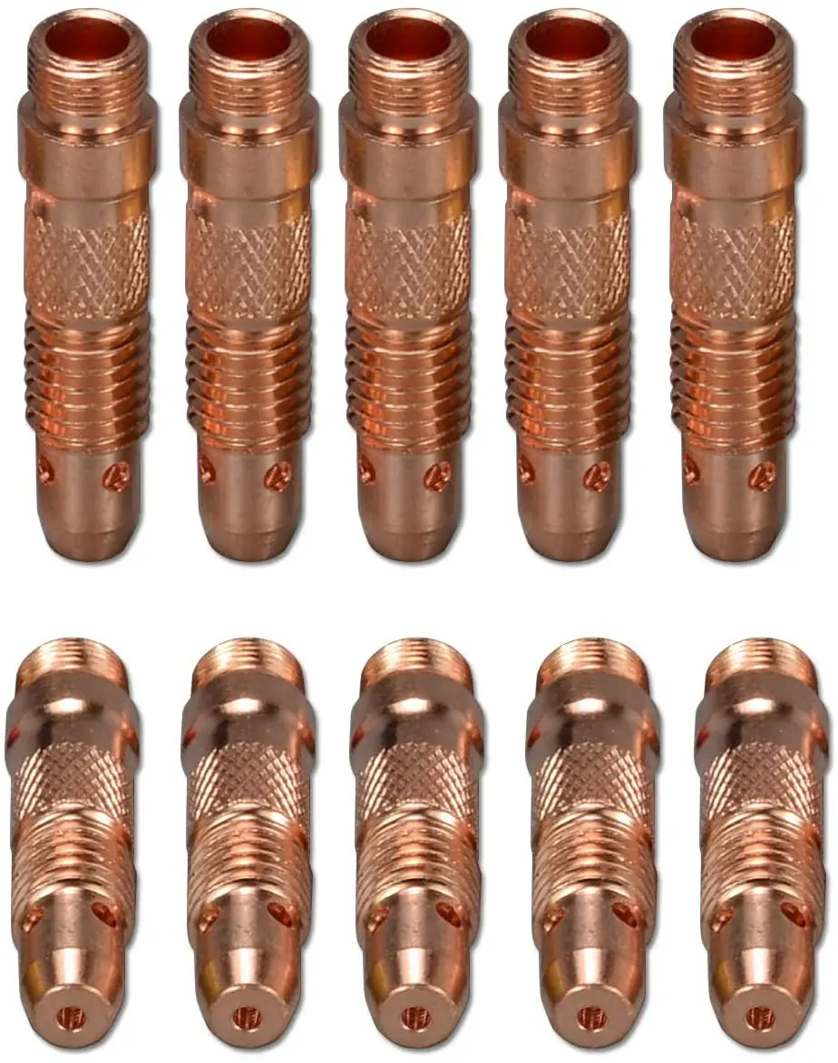 10N31X TIG Collet Body 2.0mm Fit Fit QQ300 DB PTA SR WP CK 17 18 26 TIG Welding Torch 10pk
10N31X TIG Collet Body 2.0mm Fit Fit QQ300 DB PTA SR WP CK 17 18 26 TIG Welding Torch 10pk