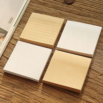 4PCS Note Pads Note Paper Creative Kraft Paper Quadrille Self-stick Notes Sticky Notepad Pad Paper for Taking Notes Leaving Word
4PCS Note Pads Note Paper Creative Kraft Paper Quadrille Self-stick Notes Sticky Notepad Pad Paper for Taking Notes Leaving Word
