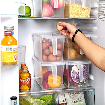 Kitchen Transparent Plastic Storage Box Grains Beans Container Sealed Home Organizer Food Container Refrigerator Storage Boxes
Kitchen Transparent Plastic Storage Box Grains Beans Container Sealed Home Organizer Food Container Refrigerator Storage Boxes