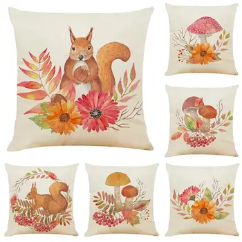 Zeroomade Forest Squirrel Pattern Cotton Linen Cushion Covers Home Decorative Throw Pillowcases Cover For Sofa Car Bed 45x45cm
Zeroomade Forest Squirrel Pattern Cotton Linen Cushion Covers Home Decorative Throw Pillowcases Cover For Sofa Car Bed 45x45cm
