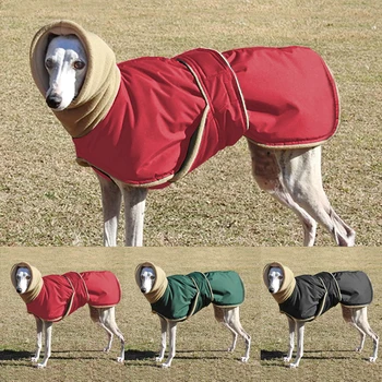 Winter Warm Dog Clothes Waterproof Thick Dog Jacket Clothing Red Black Dog Coat with Leash Hole for Medium Large Dogs Greyhound
Winter Warm Dog Clothes Waterproof Thick Dog Jacket Clothing Red Black Dog Coat with Leash Hole for Medium Large Dogs Greyhound