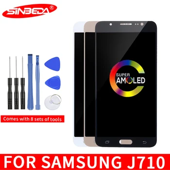 Super AMOLED 5.5" Sinbeda LCD For SAMSUNG Galaxy J710 LCD Touch Screen with Frame For SAMSUNG J7 2016 Display J710FN J710F J710M
Super AMOLED 5.5" Sinbeda LCD For SAMSUNG Galaxy J710 LCD Touch Screen with Frame For SAMSUNG J7 2016 Display J710FN J710F J710M