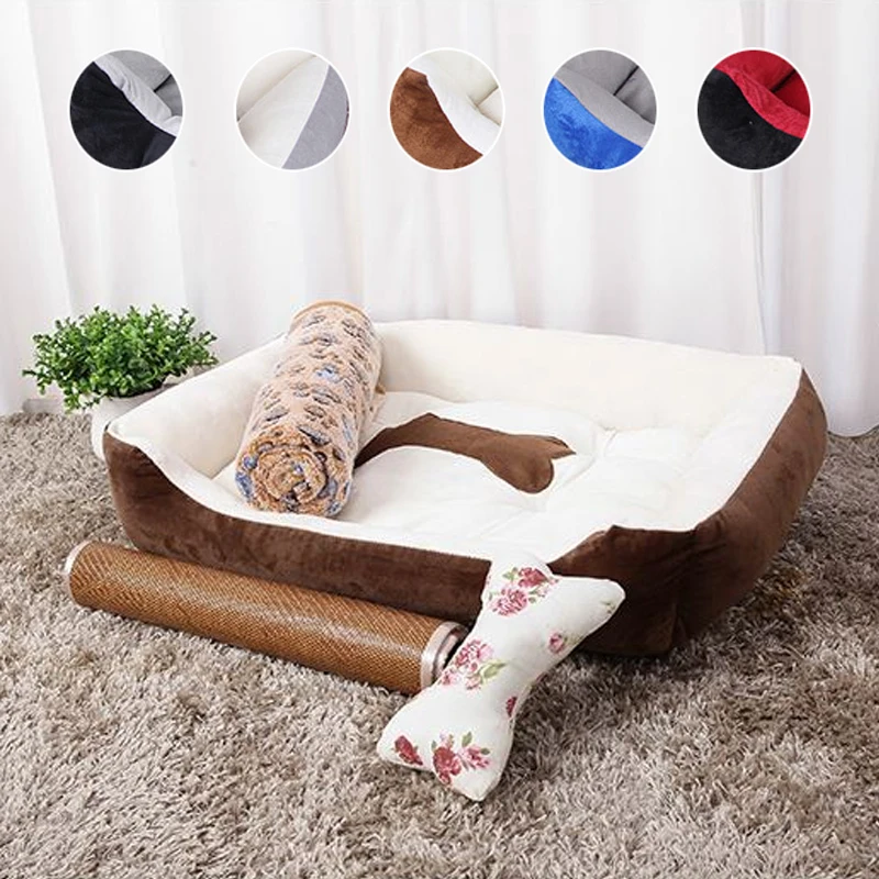 Pet bed all seasons dog nest cat deep sleeping mat Large medium and small sofa Breathable washable Square With pillow Bone toy
Pet bed all seasons dog nest cat deep sleeping mat Large medium and small sofa Breathable washable Square With pillow Bone toy