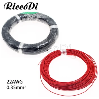50/100M 22AWG FEP Plated Silver Wire Of 0.35 High-Temperature Wire Dupont Wire Red Or Black Cable Wire 
50/100M 22AWG FEP Plated Silver Wire Of 0.35 High-Temperature Wire Dupont Wire Red Or Black Cable Wire
