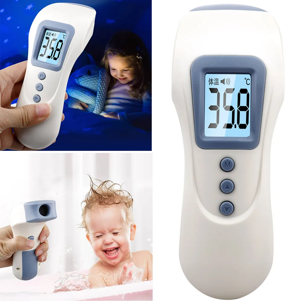 Digital Multifunction Infrared Thermometer Non Contact LCD Backlight Baby Adult Forehead Body Medical Temperature Monitor CE 
Digital Multifunction Infrared Thermometer Non Contact LCD Backlight Baby Adult Forehead Body Medical Temperature Monitor CE