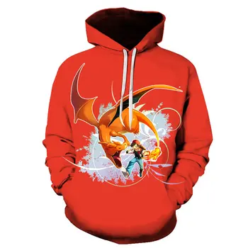 2019 Hot Pokemon Fire-breathing dragon New Fashion 3D Print Hoodie Anime Spring Sweatshirts Casual Men/Women Hoodies
2019 Hot Pokemon Fire-breathing dragon New Fashion 3D Print Hoodie Anime Spring Sweatshirts Casual Men/Women Hoodies