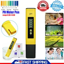 PH Meter 0.01 High Precision for Water Quality Tester with 0-14 Measurement Range Suitable Aquarium Swimming Pool PH Meter 0.01 High Precision for Water Quality Tester with 0-14 Measurement Range Suitable Aquarium Swimming Pool