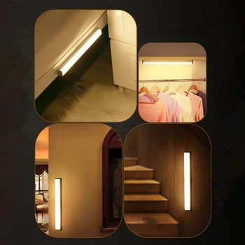 Wardrobe Light LED Motion Sensor Closet Lights 20 LED Under Cabinet Lights,USB Rechargeable LED Night Light
Wardrobe Light LED Motion Sensor Closet Lights 20 LED Under Cabinet Lights,USB Rechargeable LED Night Light