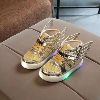 Luminous Sneakers Kids Shoes For Boys Girls Led Shoes Children Sport Flashing Lights Glowing Glitter Casual Baby Wing Flat Boots
Luminous Sneakers Kids Shoes For Boys Girls Led Shoes Children Sport Flashing Lights Glowing Glitter Casual Baby Wing Flat Boots