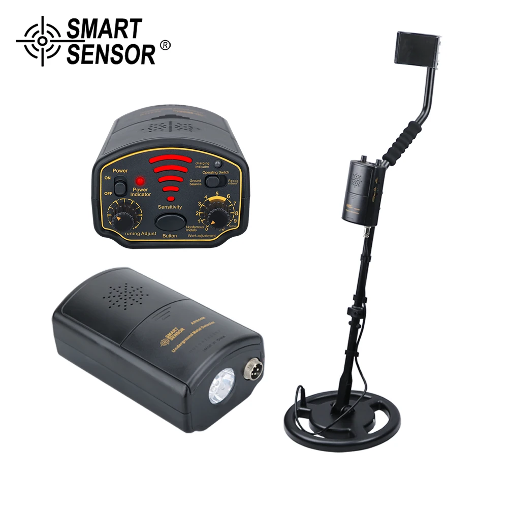 

Professional Metal Detector Underground AR944M/AS944 Search Depth 1.8M/3M scanner Finder Gold Treasure Metal Hunter