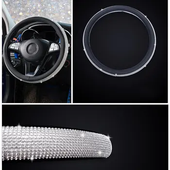 Car Interior Rhinestone Diamond Car Steering Wheel Set With Drill Car Handle Set Cute Steering Wheel Cover Unisex
Car Interior Rhinestone Diamond Car Steering Wheel Set With Drill Car Handle Set Cute Steering Wheel Cover Unisex