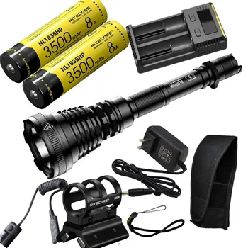 NITECORE MH40GTR 1200 Lumen Ultra Long Range 1004M Hunting Search Torch Tactical Rechargeable Flashlight + battery,GM02M,RSW1
NITECORE MH40GTR 1200 Lumen Ultra Long Range 1004M Hunting Search Torch Tactical Rechargeable Flashlight + battery,GM02M,RSW1