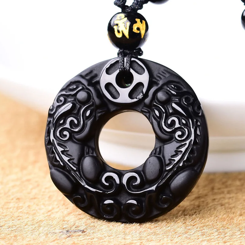 gota ShippingHigh calidad 100% Natural negro obsidiana talla Pixiu amuleto suerte colgante cuentas collar moda Jades Jewe
gota ShippingHigh calidad 100% Natural negro obsidiana talla Pixiu amuleto suerte colgante cuentas collar moda Jades Jewe