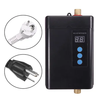 4000W Instant-Tankless Electric Water Heater Instantaneous Instant-Electric Water Fast Heating For Bathroom Kichen
4000W Instant-Tankless Electric Water Heater Instantaneous Instant-Electric Water Fast Heating For Bathroom Kichen