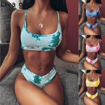 Liva girl Hot Halter Bikini Set Women Swimming Suit printed Swimsuit Two-Piece Swimwear Bathing Suit Female Biquini Plus Size 20
Liva girl Hot Halter Bikini Set Women Swimming Suit printed Swimsuit Two-Piece Swimwear Bathing Suit Female Biquini Plus Size 20