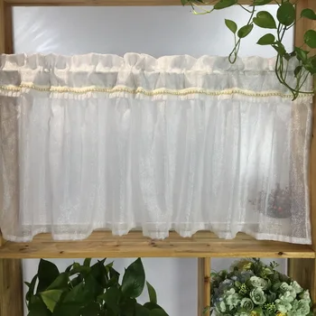 1 PC Rod Pocket Short Curtain Valance Tier For Kitchen Booksheld Cafe Hotel Door Shiny Pearl Bottom Short Roman Curtains wp395C
1 PC Rod Pocket Short Curtain Valance Tier For Kitchen Booksheld Cafe Hotel Door Shiny Pearl Bottom Short Roman Curtains wp395C