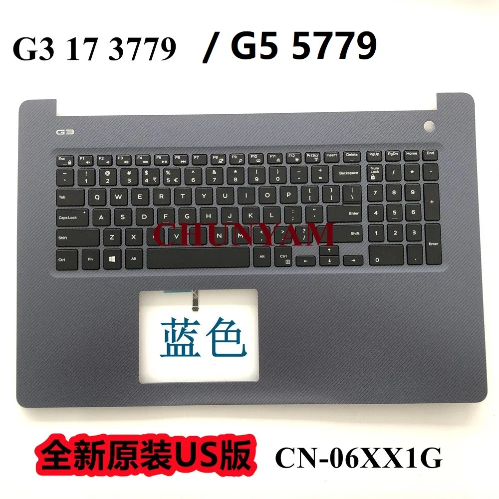 Новые оригинальные Клавиатура для ноутбука Dell Inspiron G3 3779 G5 5779 Ноутбук Упор рук в