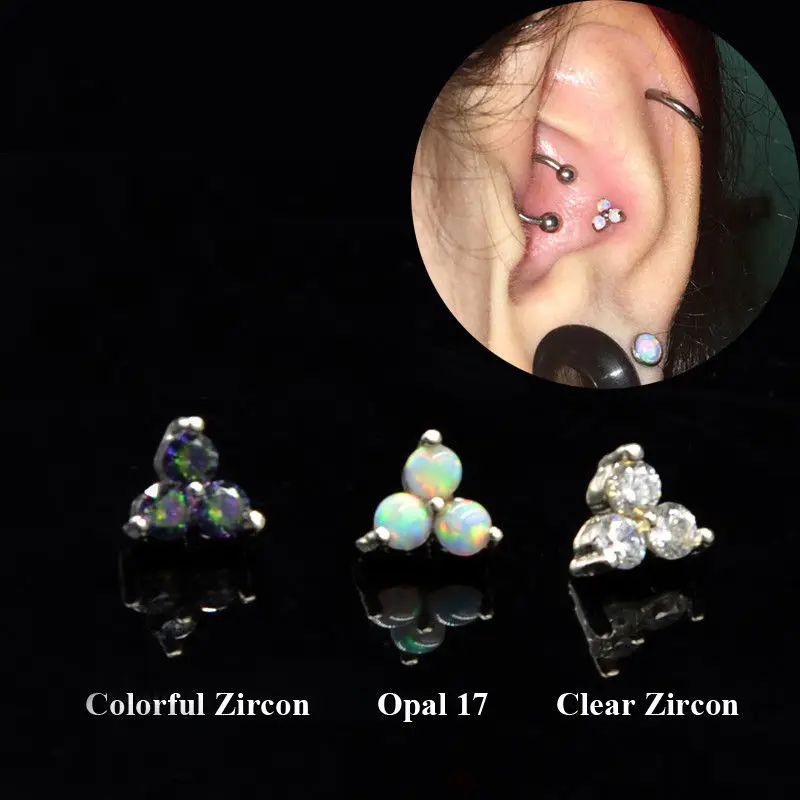 CHUANCI 1 PC Cartilage Earring Tragus Piercing Labret Lip Stud Helix Conch Daith Piercings
CHUANCI 1 PC Cartilage Earring Tragus Piercing Labret Lip Stud Helix Conch Daith Piercings