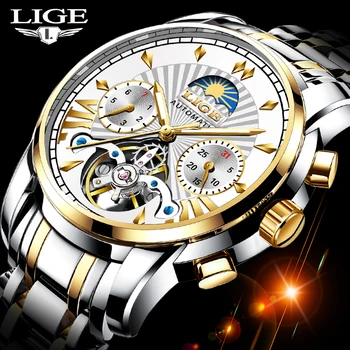 LIGE 2020 Brand Men Sport Mechanical Watch Men Luxury Waterproof WristWatch New Fashion Casual Men Watches relogio masculino+Box 
LIGE 2020 Brand Men Sport Mechanical Watch Men Luxury Waterproof WristWatch New Fashion Casual Men Watches relogio masculino+Box