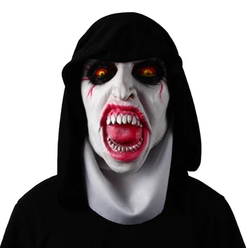 Patygr The Nun Mask Hood Adult Scary Horrible Halloween Mask For Women Costume
Patygr The Nun Mask Hood Adult Scary Horrible Halloween Mask For Women Costume