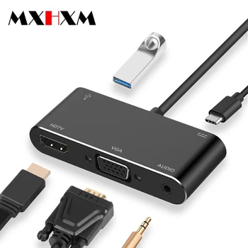 Type-c to hdmi vga hub 4K 3in1 Docking Station USB-C For Apple Macbook To Projector
Type-c to hdmi vga hub 4K 3in1 Docking Station USB-C For Apple Macbook To Projector