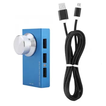 Multi-function Mini USB HUB Audio Volume Adjuster Volume Control Knob Anti-slip Volume Adjuster
Multi-function Mini USB HUB Audio Volume Adjuster Volume Control Knob Anti-slip Volume Adjuster