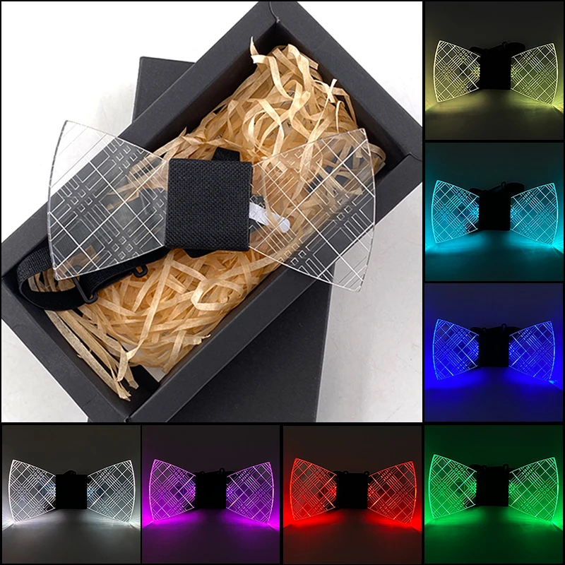 Стандартный галстук-бабочка для мужчин, светящийся, мигающий, акриловый галстук для танцевальной вечеринки, фестиваля, рождественского подарка, светящиеся праздничные принадлежности
Стандартный галстук-бабочка для мужчин, светящийся, мигающий, акриловый галстук для танцевальной вечеринки, фестиваля, рождественского подарка, светящиеся праздничные принадлежности