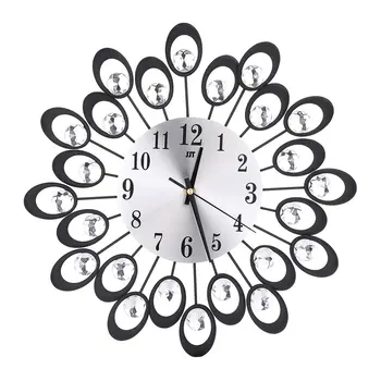 Modern European Style Wrought-iron Wall Clock Diamante Quartz Silent Clock Home Decor Wall Cock For Living Room Bedroom
Modern European Style Wrought-iron Wall Clock Diamante Quartz Silent Clock Home Decor Wall Cock For Living Room Bedroom