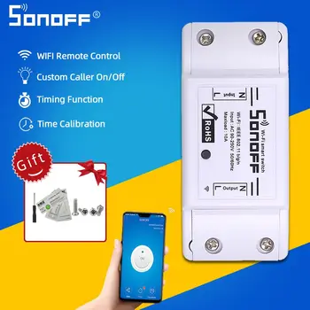 ITEAD SONOFF Basic/RF/TH10/TH16/Dual/Mini/Pow r2 Wifi Remote Control Wireless Smart Switch Light Timer Support Google Home Alexa
ITEAD SONOFF Basic/RF/TH10/TH16/Dual/Mini/Pow r2 Wifi Remote Control Wireless Smart Switch Light Timer Support Google Home Alexa