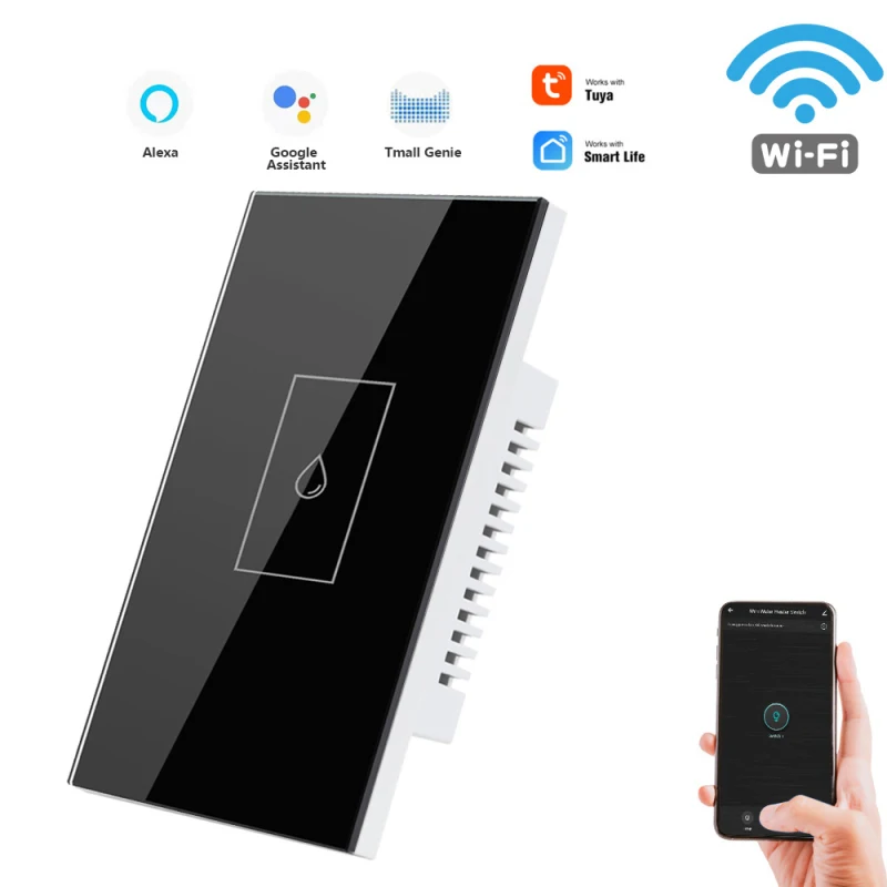 Smart Switch TUYA 20A Water Heater Switch Smart US Wifi Touch Wall Switch Timing Remote Control Work With Google Home And Alexa
Smart Switch TUYA 20A Water Heater Switch Smart US Wifi Touch Wall Switch Timing Remote Control Work With Google Home And Alexa