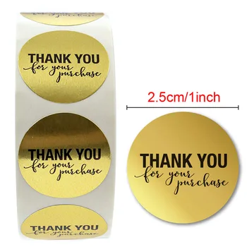500pcs/roll Thank You Stickers Label Round Stationery Food Stickers Golden Handmade Sticker Deco for Envelope Gift Dropshipping
500pcs/roll Thank You Stickers Label Round Stationery Food Stickers Golden Handmade Sticker Deco for Envelope Gift Dropshipping