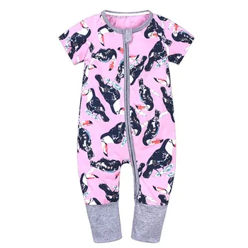 Infant Girls Boys Spring Summer Zipper Romper Short Sleeves Cartoon Print Climb Soft Jumpsuit
Infant Girls Boys Spring Summer Zipper Romper Short Sleeves Cartoon Print Climb Soft Jumpsuit