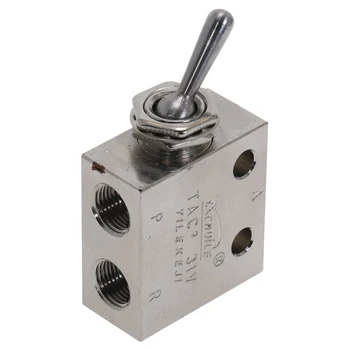 1/8"PT Thread 2 Position 3 Way Rectangle Mechanical Air Pneumatic Switch Valve TAC2-31V
1/8"PT Thread 2 Position 3 Way Rectangle Mechanical Air Pneumatic Switch Valve TAC2-31V